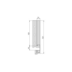 Cassetto esterno Vertex 40 kg altezza 131 mm - Emuca