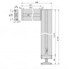 Kit struttura modulare Zero con raccordi e profili per montaggio a pavimento ed a parete - Emuca