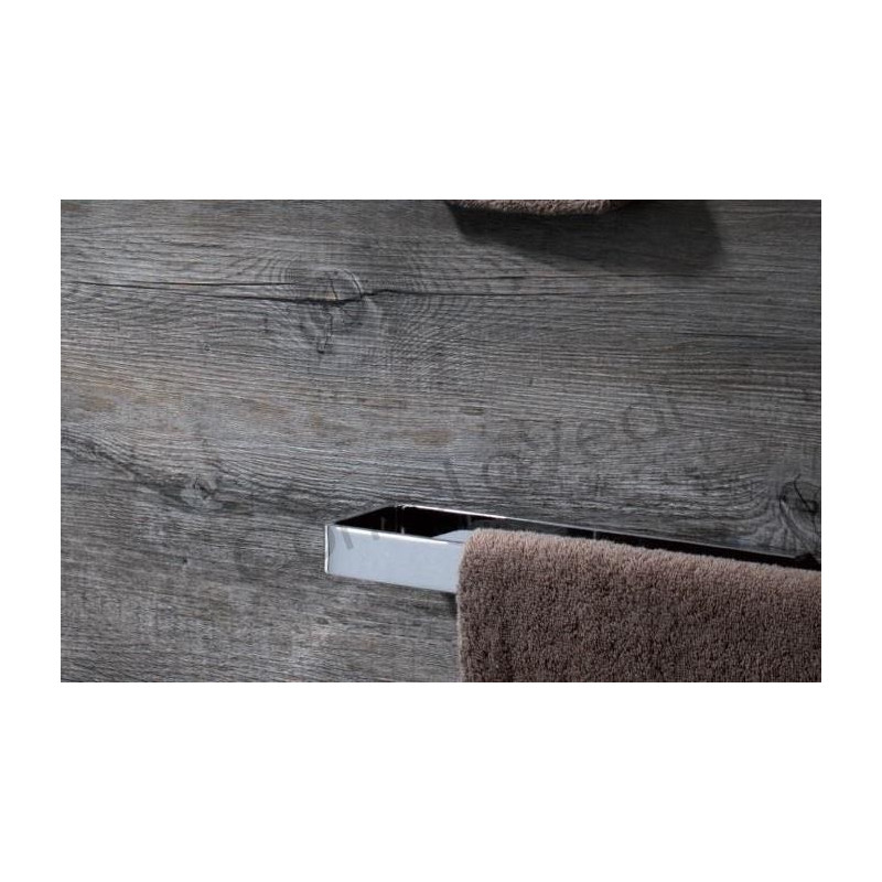 Portasalviette cromato, lungo cm 60