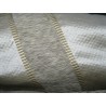 Tessuto in raso a righe panna beige tortora, stoffa per arredamento, bricolage, cuscini