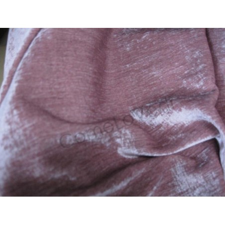 Tessuto in velluto leggero rosa chiaro, stoffa per arredamento, borse, bricolage