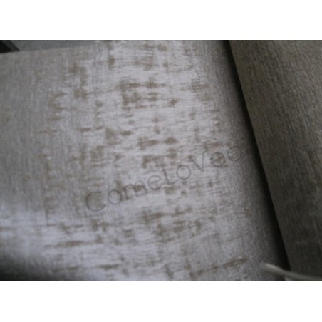 Tessuto argento e velluto beige tortora, stoffa per arredamento, bricolage, fai da te, cm 50x50 borse