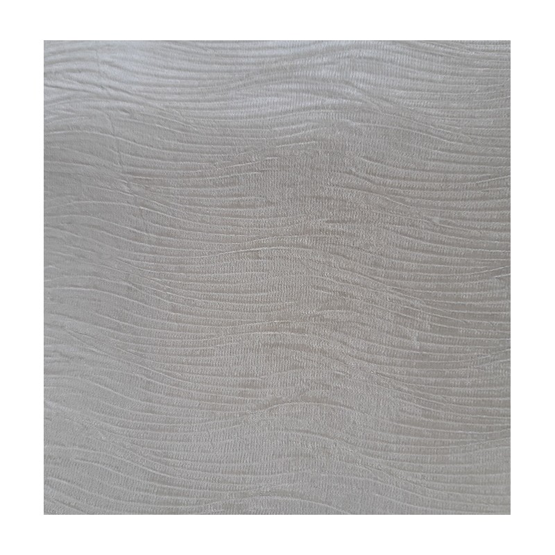 Tessuto in velluto bianco onde, stoffa per arredamento, borse, bricolage cm 50x50