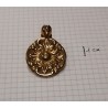Pomolo, maniglietta pendente per mobile, restauro ottocento oro diametro 37mm