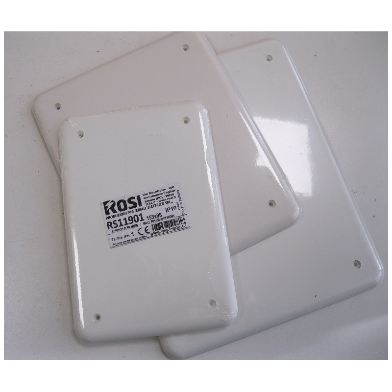 Coperchio in plastica per cassette derivazione mm 160x130