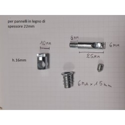 copy of Kit tubo ovale per armadio 30x15 mm Acciaio - Emuca