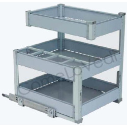 GF304 Cesto estraibile portabottiglie ed alimenti GASPERIN