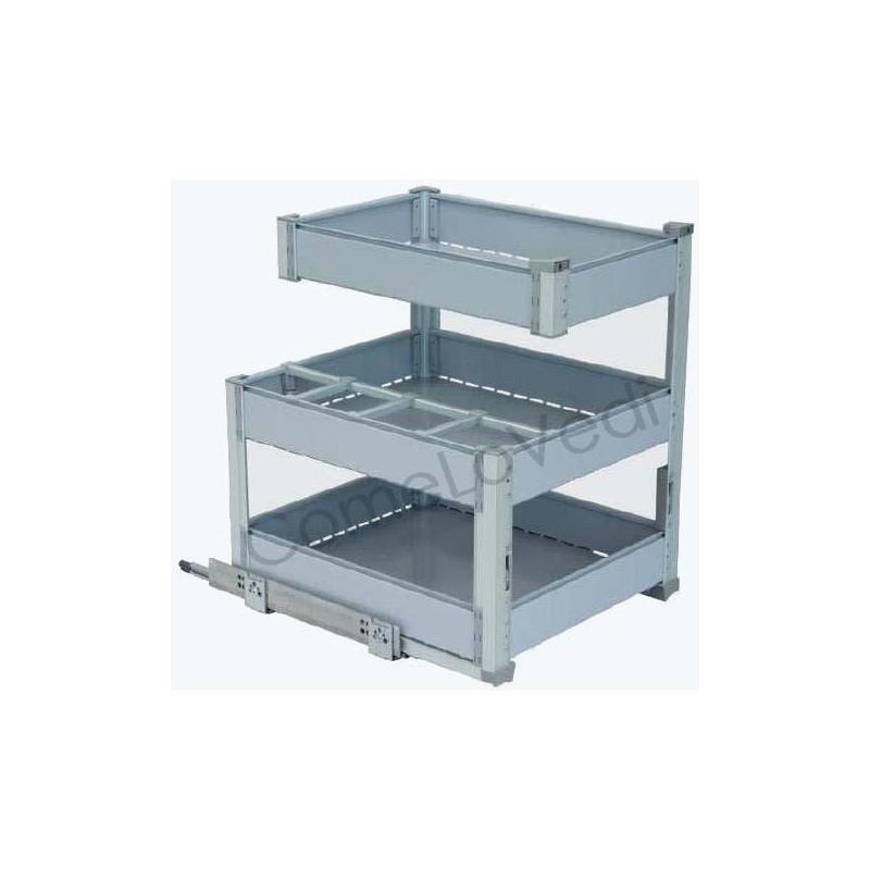 GF304 Cesto estraibile portabottiglie ed alimenti GASPERIN