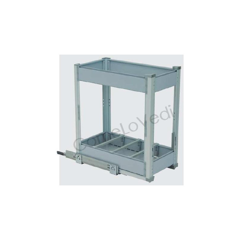GF301 Cesto estraibile portabottiglie ed alimenti GASPERIN