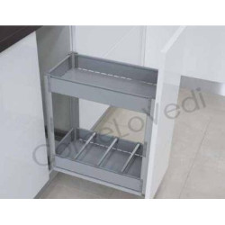GF301 Cesto estraibile portabottiglie ed alimenti GASPERIN