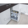 GF301 Cesto estraibile portabottiglie ed alimenti GASPERIN