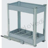 GF301 Cesto estraibile portabottiglie ed alimenti GASPERIN