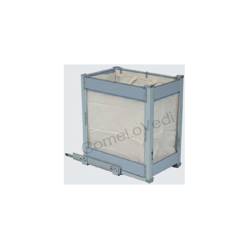 GF330 Cesto estraibile porta pane e biancheria h.518, p.480mm GASPERIN