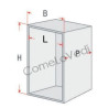 GF318 Cesto estraibile porta pane, bottiglie ed alimenti GASPERIN