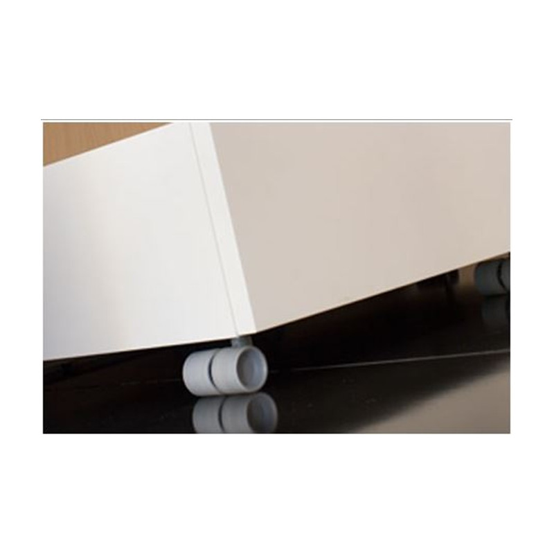 Ruota per mobile scrivania colore grigio, diametro 40mm, altezza 50mm portata 35 kg