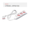 MULTIPRESA CON INTERRUTTORE 3 BIPASSO+SHUKO, CAVO CM 150 SPINA 16A