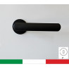 Maniglia da porta NION con copritoppa Patent, NERO OPACO