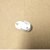 Reggitubo per appendiabiti da armadio per tubo tondo 18mm, colore bianco
