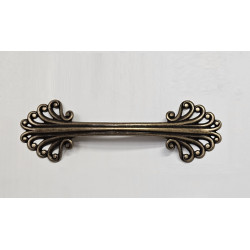 Maniglia per armadio o cucina, Zar fori interasse 96mm, colore bronzo