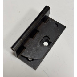 Cerniera regolabile astuccio rotondo a doppia battuta in ottone bronzato - 4B per mobile Armadio