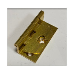 Cerniera regolabile astuccio rotondo a doppia battuta 13mm in ottone - 4B per mobile Armadio