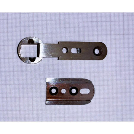 Cerniera eccentrica con base in ottone bronzato regolabile - mobil