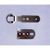 Cerniera eccentrica con base in ottone bronzato regolabile - mobil
