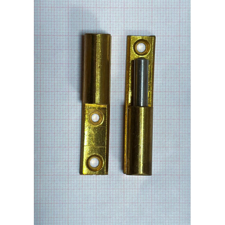 Cernirera cilindrica sfilabile in ottone mm 50 - mobili anni 60