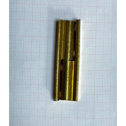 Cernirera cilindrica sfilabile in ottone mm 50 - mobili anni 60